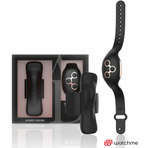 Vibrator pentru chiloti ANNE'S DESIRE -Panty Pleasure wireless technology Watchme black/gold