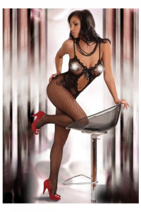Catsuit MAGALI, Livia Corsetti, black - XL/2XL