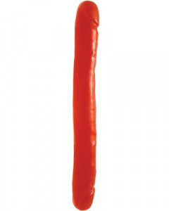 Dildo dublu Double Dong Red 33cm