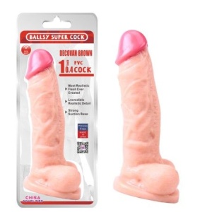 Dildo Gigant DeCovan Brown 27 x 6cm