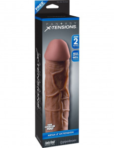 Manson prelungitor penis Fantasy X-tensions Mega 2' Extension Brown 20,3cm