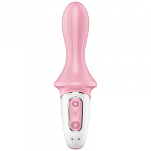 Vibrator anal gonflabil Satisfyer Air Pump Booty 5+ pink (20.5cm)