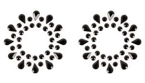 Accesorii sfarcuri Nipple Sticker, Cottelli Accesories, black