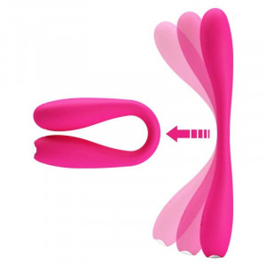 Vibrator 12 functii de vibratie Pretty Love Yedda Pink (17.1cm)