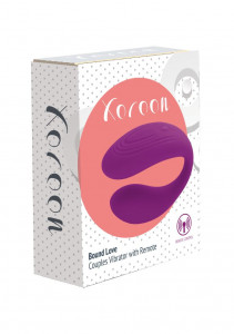 Vibrator pentru cupluri cu telecomanda Bound Love Couples Vibrator (8.5cm)