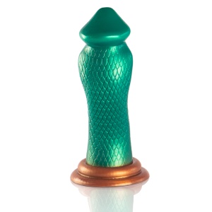 Dildo bizar din silicon EPIC - PYTHON DILDO COBRA GREEN
