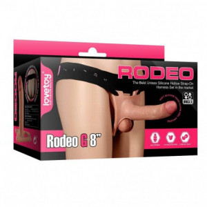 Strap-On din silicon moale Rodeo G 8'' Silicon moale- 20cm