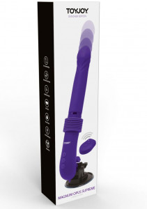 Vibrator cu 4 moduri de vibrație, pulsație și acțiune de împingere Magnum Opus Supreme Thruster 2