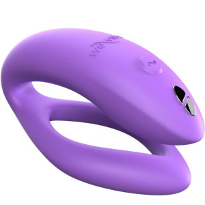 Vibrator inteligent pentru cupluri WE-VIBE - SYNC O violet cu telecomanda