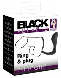 Inel si plug anal 2 in 1 Ring & plug