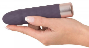 Vibrator texturat cu 10 moduri de vibratie Elegant Diamond Vibe (15 cm)