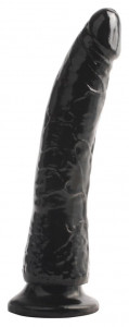 Dildo lung cu ventuza, vene si gland pronuntate Slim Seven 7" (20.5 cm)