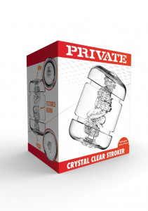 Masturbator cu doua deschideri: vagin si anus Stroker Crystal Clear Pussy & Bum