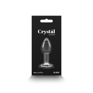 Plug Anal Crystal - Desires - Rainbow Gem - Small