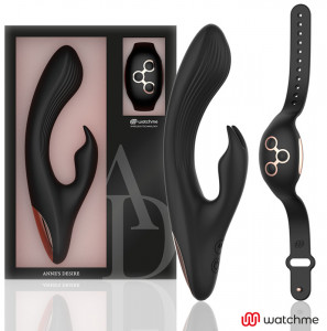 Vibrator iepuras Anne's Desire - Rabbit Wireless Technology Watchme Black/Gold