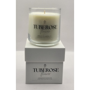 Lumânare din ceară de soia, 180 gr, Tuberose Flower/Tuberoză - Img 3
