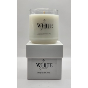 Lumânare din ceară de soia, 180 gr, WHITE GARDEN/GRĂDINA CU FLORI ALBE - Img 4
