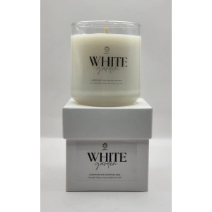 Lumânare din ceară de soia, 180 gr, WHITE GARDEN/GRĂDINA CU FLORI ALBE - Img 4