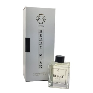 Parfum de cameră cu bețe, 200 ml, BERRY MUSK/FRUCTE ROȘII & MOSC - Img 3