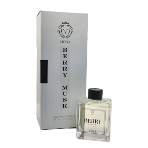 Parfum de cameră cu bețe, 200 ml, BERRY MUSK/FRUCTE ROȘII & MOSC - Img 3