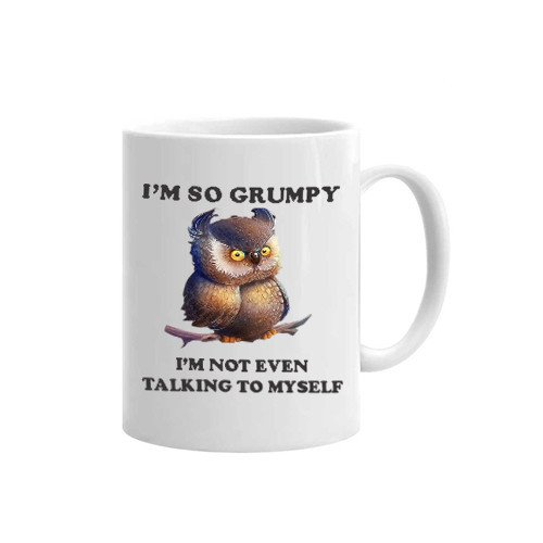 Cana personalizata I'm so grumpy, I'm not even talking to myself