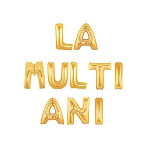 Set baloane, La multi ani! Auriu