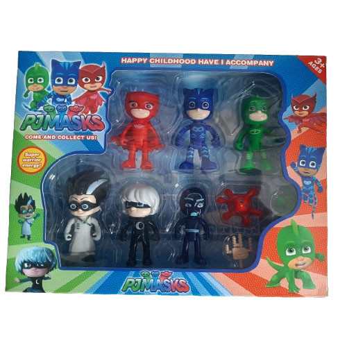 Set figurine Eroi in Pijamale si accesorii