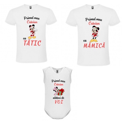 Set "Bucuria Primului Crăciun" cu Minnie