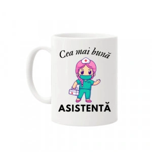 Cana personalizata Cea mai buna Asistenta