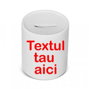 Pusculita Personalizata cu textul tau