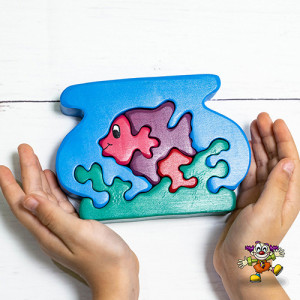 Puzzle din lemn Acvariu 