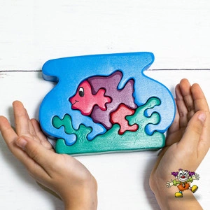 Puzzle din lemn Acvariu 