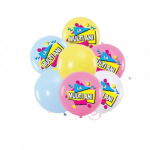 Set 7 baloane cu La multi ani