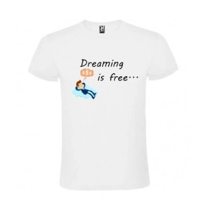 Tricou personalizat cu mesaj pentru oameni visatori