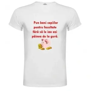 Tricou personalizat "Pusculita Educatiei"