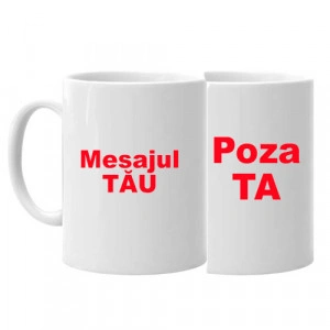 Cana Personalizata cu text si poza