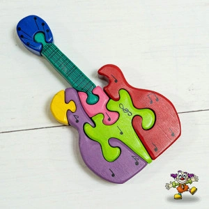 Chitara handmade din lemn