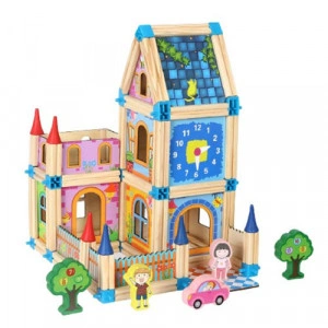 Micul arhitect - Set de constructie din lemn