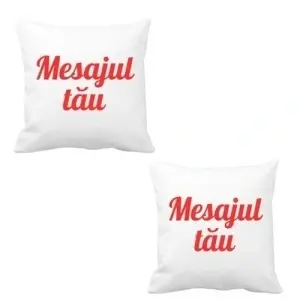 Perna personalizata cu mesaj fata-verso