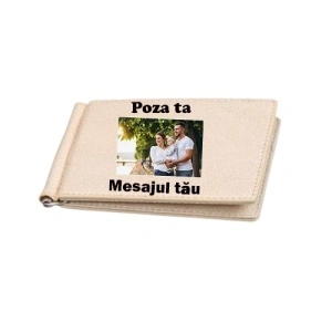 Portofel personalizat cu Poza si Mesaj