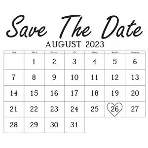 Tablou Personalizat Save the Date