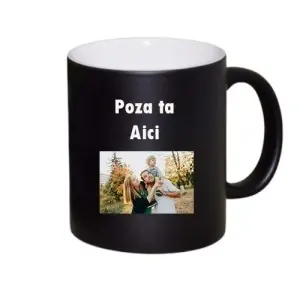 Cana Termosensibila cu interior alb Personalizata cu poza
