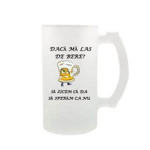 Halba personalizata pentru iubitorii de bere
