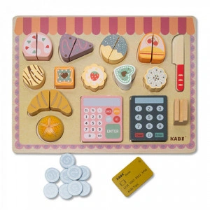 Mini patiserie din lemn -18 piese