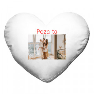 Perna Inima personalizata cu poza ta