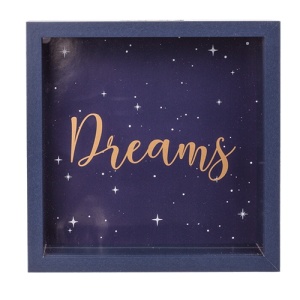 Pusculita cu mesaj „Dreams”