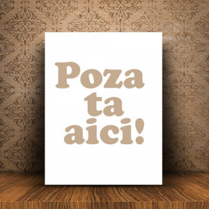 Tablou minimalist canvas personalizat cu poza