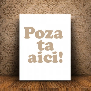 Tablou minimalist canvas personalizat cu poza