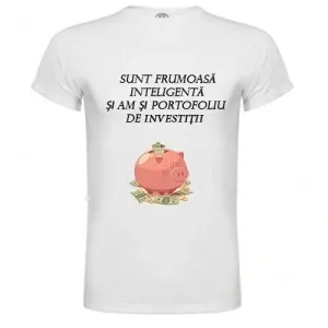 Tricou personalizat "Minte și Bani"