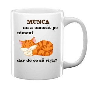 Cana personalizata cu pisica